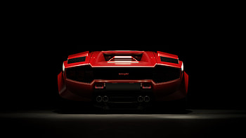 Red Lamborghini Countach , lamborghini-countach, lamborghini, cars, behance HD wallpaper