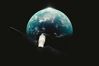 Universe, Dark, Planet, Satellite, Open Space HD wallpaper