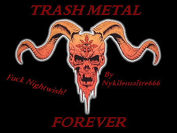Trash Metal Forever, nykilemaitre666, metal, heavy, trash metal HD wallpaper