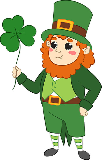 Leprechaun clipart, Cartoon character, Lucky charm, St. Patrick's Day HD phone wallpaper
