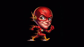 The Flash Speedster Sprint, flash, superheroes, minimalism, minimalist, artwork, artist, digital-art, deviantart HD wallpaper