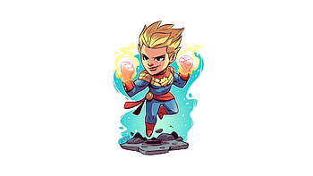 Captain Marvel Star Wars Minimals, captain-marvel, superheroes, minimalism, minimalist, artist, artwork, digital-art HD wallpaper
