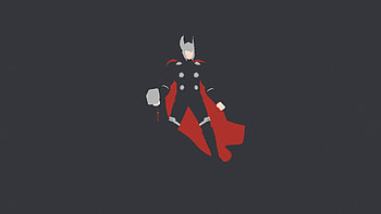 Thor Minimalism , thor, minimalism, artist, digital-art, artwork HD wallpaper