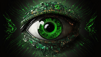 Cyber Eye, scifi, artist, artwork, digital-art HD wallpaper