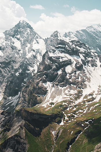 Landscape, Nature, Mountains, Vertex, Tops, Switzerland HD phone wallpaper