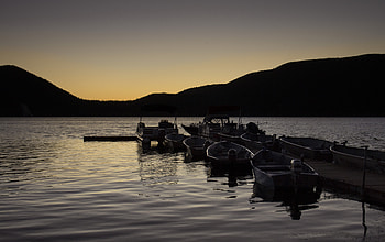 Twilight, Boats, Lake, Pier, Miscellanea, Miscellaneous, Dusk, Wharf HD wallpaper