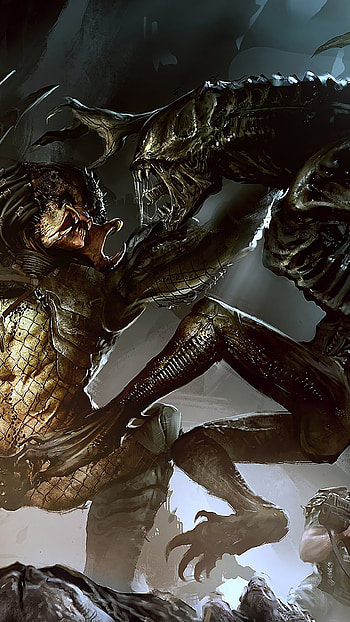 Predator alien xenomorph, , , Extraterrestrial encounter HD phone wallpaper