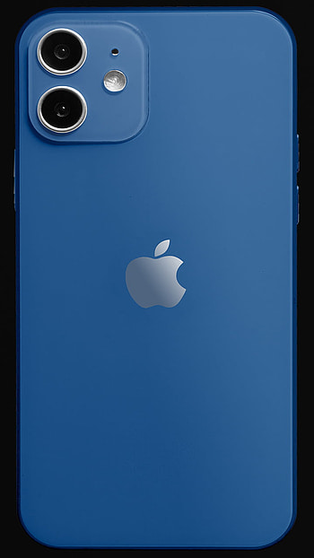12 Blue, mobile device, apple, electric blue, mobile HD phone wallpaper