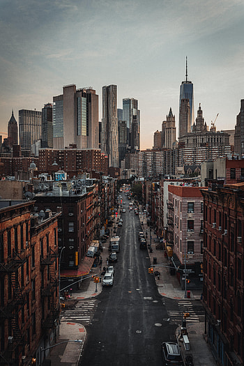 Cities, Auto, Architecture, City, Building, Road HD phone wallpaper
