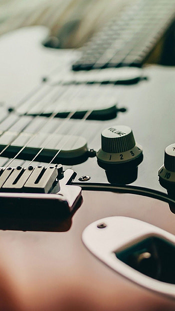 Guitar , Musical art, Creative mobile , Music-inspired visuals HD phone wallpaper