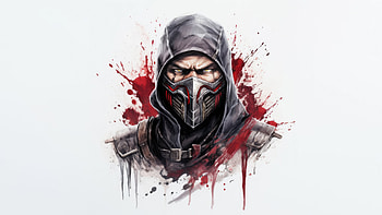 Mortalkombat, mortal-kombat, minimalism, minimalist, games, 2023-games HD wallpaper