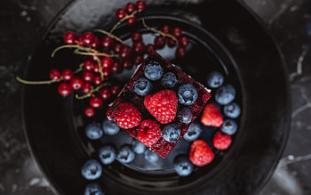 Dessert, fruit, cake, food HD wallpaper