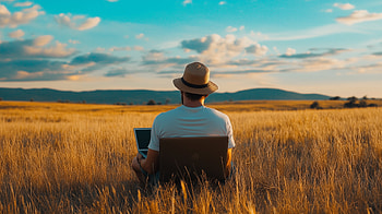 Digital Nomad Programmer: for Inspired Workspaces, programmer, digital nomad, laptop, nature HD wallpaper