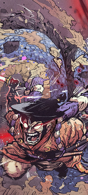 Oden & Kaido, Anime, One Piece HD phone wallpaper