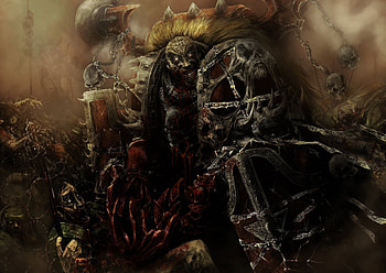 warhammer 40k chaosmarine word bearers varhamer chaos bearing the word armour blood madness skull imperial guard HD wallpaper