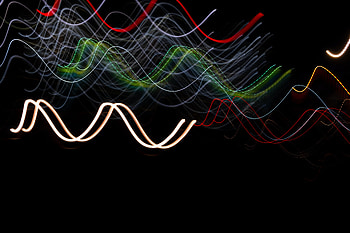 Abstract, Waves, Shine, Light, Lines, Blur, Smooth, Long Exposure HD wallpaper