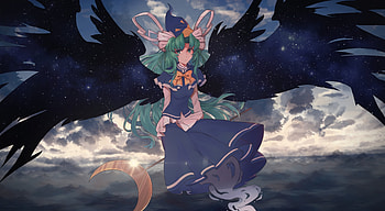 Flight, anime girl, Mima, Touhou HD wallpaper