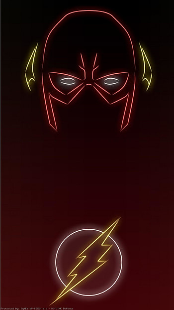 Neon-Light-The-Flash-1080-x-1920-available- HD phone wallpaper
