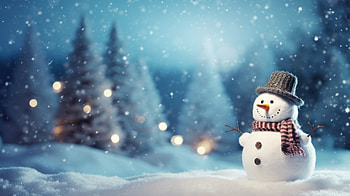 snowman HD wallpaper