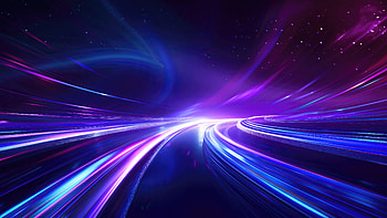Light Trails Space Abstract , abstract, artist, artwork, digital-art HD wallpaper