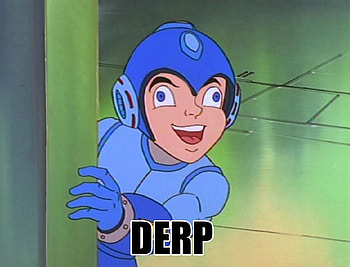 Mega Man Derp Face, derp, mega man, mega, man HD wallpaper