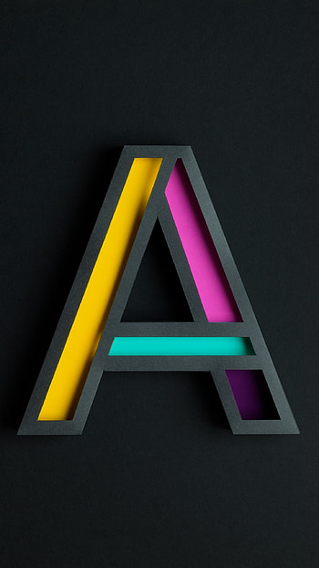 A Letter, Coloring HD phone wallpaper