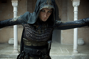 Assassins Creed, creed, assassins, buidling, woman HD wallpaper