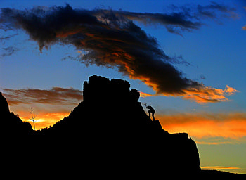 Sports, Sunset, Mountain, Climb, Climber, Mountaineer, Mountaineering HD wallpaper