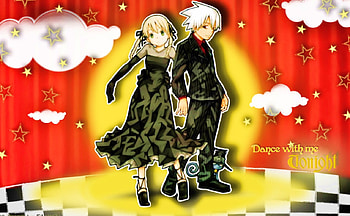 Dance with me tonight, maka albarn, anime, soul eater, soul evans HD wallpaper