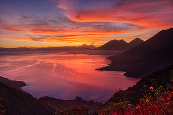 Sunrise Morning Landscape , sunrise, morning, landscape, nature, lake, sky HD wallpaper