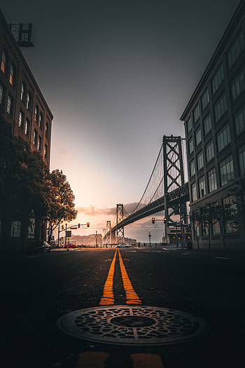 Cities, Usa, Building, Road, Markup, Bridge, United States, San Francisco HD phone wallpaper