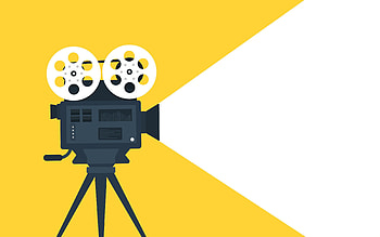 Cinematograph, Movie Time, Retro Poster, Cinema HD wallpaper