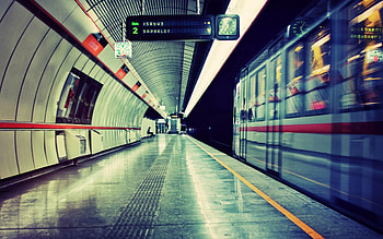 Cities, Car, Underground, Metro, Subway, Stop, Railway Carriage HD wallpaper