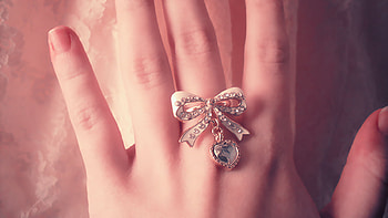 Tape ring, ring, graphy, ribbon, hand HD wallpaper