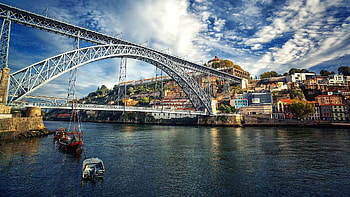 Luis I Bridge, Portugal HD wallpaper