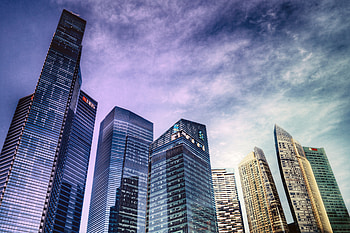 Singapore Marina Bay Financial Centre , singapore, world, buildings HD wallpaper