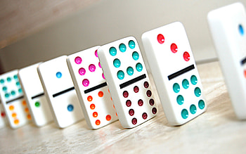 Dominoes, , Backgrounds, Game with dominos HD wallpaper