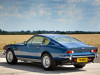 Auto, Nature, Aston Martin, Cars, Back View, Rear View, V8, Saloon, 1972 HD wallpaper