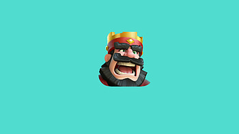Clash Royale King, supercell, clash-royale, games, 2016-games HD wallpaper
