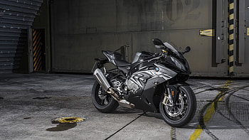 Grey Black BMW S 1000 RR Bike HD wallpaper