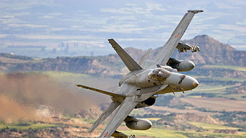 Spanish F/A-18 Hornet, military, McDonnell Douglas F/A-18 Hornet HD wallpaper