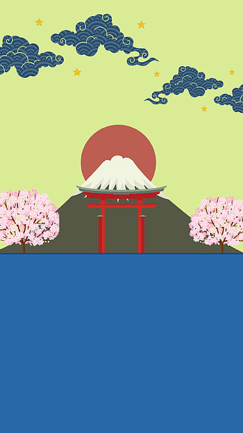 Japan, river, anime HD phone wallpaper