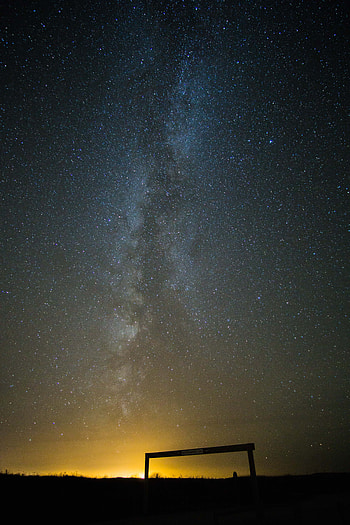Nature, Stars, Starry Sky, Milky Way, Galaxy HD phone wallpaper
