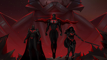 Trinity Dc, superman, batman, wonder-woman, superheroes, artwork, deviantart HD wallpaper