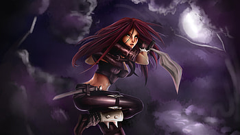 Katarina League Of Legends, katarina-league-of-legends, league-of-legends, games, fantasy-girls HD wallpaper