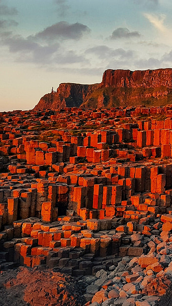 Northern Ireland, Basalt columns, Giants Causeway HD phone wallpaper
