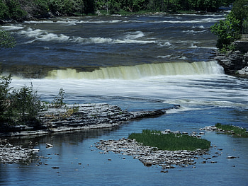 Beautiful Falls, Waterfalls, graphy, Rocks, Ranney Falls, Trees, Nature HD wallpaper