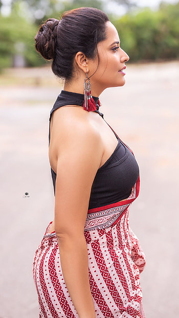 Anusuya Bharadwaj, telugu actress, anchor HD phone wallpaper