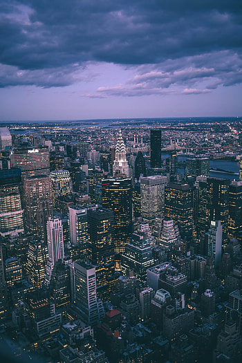 Cities, Architecture, City, Building, View From Above, Megalopolis, Megapolis, Urban Landscape, Cityscape, New York HD phone wallpaper
