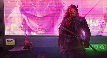 Cyber Light, cyberpunk, scifi, artist, artwork, digital-art, artstation HD wallpaper